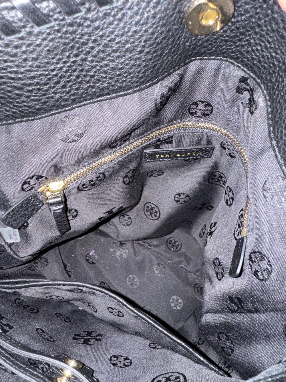 Tory Burch Bag Marion Convertible Black Leather Chain Crossbody Shoulder Bag - Picture 13 of 17